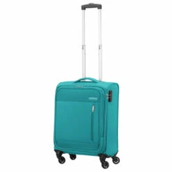 American Tourister Heat Wave 4 Wheel Cabin Suitcase - 55cm -UK Suitcase Sales 2024 130667 1012 HEAT WAVE SPINNER 5520 WHEEL HANDLE FULL 47263.1666776113