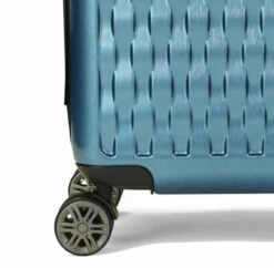Rock Allure 4 Wheel Cabin Suitcase - 56cm -UK Suitcase Sales 2024 Allure Blue Wheels 90465.1660128430