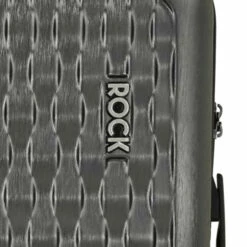 Rock Allure 4 Wheel Cabin Suitcase - 56cm -UK Suitcase Sales 2024 Allure Charcoal Logo 01484.1660128431