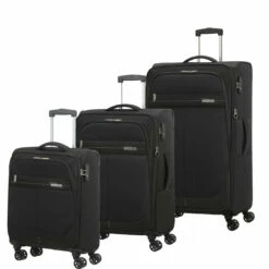 American Tourister Deep Dive 3 Piece Luggage Set - 55cm, 68cm & 80cm