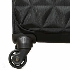 Rock Jewel 4 Wheel Medium Suitcase - 70cm -UK Suitcase Sales 2024 Four Wheel Suitcase Jewel Black TR 0207 BL 82772.1673947714