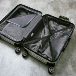 Rock Allure 4 Wheel Large Suitcase - 77cm -UK Suitcase Sales 2024 Interior Allure Silver TR 0192 SI copy 34313.1660128911