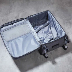 Rock Rocklite DLX 4 Wheel Expandable Medium Suitcase - 68cm -UK Suitcase Sales 2024 Interior Rocklite DLX Charcoal TR 0243 14643.1686843933.1280.1280 49295.1686844532