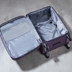Rock Rocklite DLX 4 Wheel Expandable Large Suitcase - 78cm -UK Suitcase Sales 2024 Interior Rocklite DLX Purple TR 0243 11676.1686843933.1280.1280 96038.1686844532.1280.1280 37989.1686845244