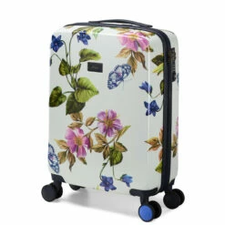 Joules Hard Side 4 Wheel Cabin Suitcase - 54cm -UK Suitcase Sales 2024 JLH0103 106 Joules Cabin Case Spring Wood Botanical 2 83285.1691572858