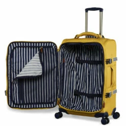 Joules Coast 4 Wheel Medium Suitcase - 66cm -UK Suitcase Sales 2024 JLS5002 003 Medium Trolley Case 4W Antique Gold 3 49454.1695122798