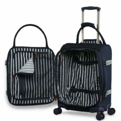 Joules Coast 4 Wheel Cabin Suitcase - 54cm -UK Suitcase Sales 2024 JLS5003 002 Cabin Trolley Case 4W French Navy 3 79853.1695121076
