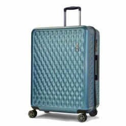 Rock Allure 4 Wheel Large Suitcase - 77cm -UK Suitcase Sales 2024 Large Suitcase Allure Blue TR 0192 BU Main copy 35812.1660128907