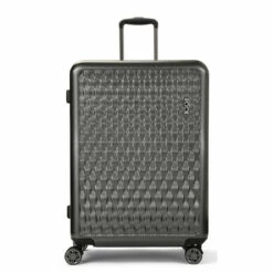 Rock Allure 4 Wheel Large Suitcase - 77cm -UK Suitcase Sales 2024 Large Suitcase Allure Charcoal TR 0192 CH Front copy 71761.1660128907