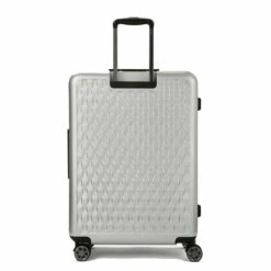 Rock Allure 4 Wheel Large Suitcase - 77cm -UK Suitcase Sales 2024 Large Suitcase Allure Silver TR 0192 SI Back copy 31778.1660128901