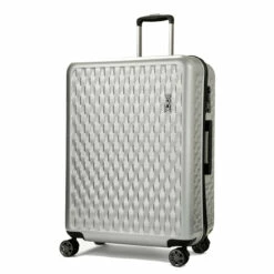 Rock Allure 4 Wheel Large Suitcase - 77cm -UK Suitcase Sales 2024 Large Suitcase Allure Silver TR 0192 SI Main copy 12975.1660128906