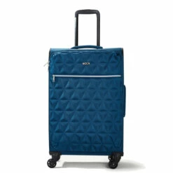 Rock Jewel 4 Wheel Medium Suitcase - 70cm -UK Suitcase Sales 2024 Medium Suitcase Jewel Blue TR 0207 BU 36558.1673947709