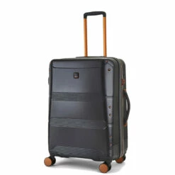 Rock Mayfair 4 Wheel Expandable Medium Suitcase - 65cm -UK Suitcase Sales 2024 Medium Suitcase Mayfair Charcoal TR 0238 Main 37578.1686734556