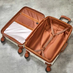 Rock Carnaby 4 Wheel Exp Cabin Suitcase - 56cm -UK Suitcase Sales 2024 Rock Carnaby TR 0219 CRM Interior 72724.1660573766