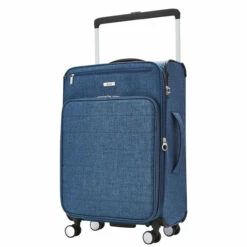 Rock Rocklite DLX 4 Wheel Expandable Medium Suitcase - 68cm -UK Suitcase Sales 2024 Rock Rocklite DLX TR 0243 M Blue 2 56273.1686844541