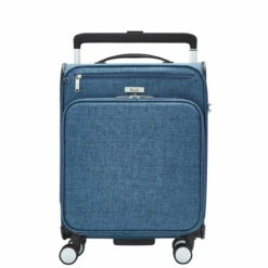 Rock Rocklite DLX 4 Wheel Cabin Suitcase - 54cm -UK Suitcase Sales 2024 Rock Rocklite DLX TR 0243 S Blue 1 05448.1686843933