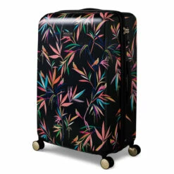 Sara Miller 4 Wheel Large Suitcase - 77cm -UK Suitcase Sales 2024 SMH0101 007 Sara Miller Large 4W Trolley Black Bamboo 2 21659.1695398998