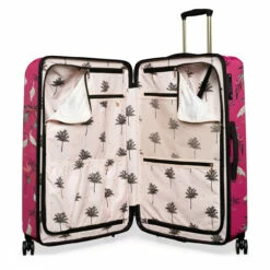 Sara Miller 4 Wheel Large Suitcase - 77cm -UK Suitcase Sales 2024 SMH0101 008 Sara Miller Large 4W Trolley Pink Heron 3 56985.1695398998
