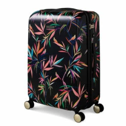 Sara Miller 4 Wheel Medium Suitcase - 67cm -UK Suitcase Sales 2024 SMH0102 007 Sara Miller Medium 4W Trolley Black Bamboo 2 19253.1695399327