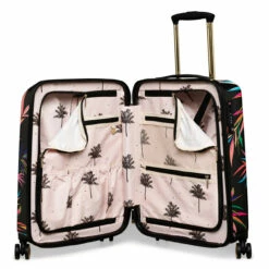 Sara Miller 4 Wheel Cabin Suitcase - 54cm -UK Suitcase Sales 2024 SMH0103 007 Sara Miller Small 4W Trolley Black Bamboo 3 34548.1695400026