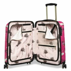 Sara Miller 4 Wheel Cabin Suitcase - 54cm -UK Suitcase Sales 2024 SMH0103 008 Sara Miller Small 4W Trolley Pink Heron 3 39345.1695400027