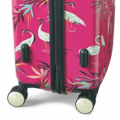 Sara Miller 4 Wheel Large Suitcase - 77cm -UK Suitcase Sales 2024 Sara Miller Pink Heron Wheels 11409.1695398998
