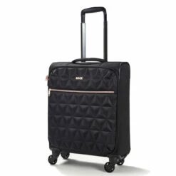 Rock Jewel 4 Wheel Cabin Suitcase - 55cm -UK Suitcase Sales 2024 Small Cabin Suitcase Jewel Black TR 0207 BL 5 71142.1673945940
