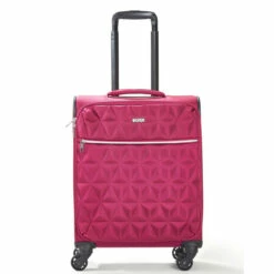 Rock Jewel 4 Wheel Cabin Suitcase - 55cm -UK Suitcase Sales 2024 Small Cabin Suitcase Jewel Pink TR 0207 PI 11794.1673945943