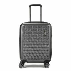Rock Allure 4 Wheel Cabin Suitcase - 56cm -UK Suitcase Sales 2024 Small Suitcase Allure Charcoal TR 0192 CH Front copy 20955.1660128431