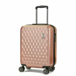 Rock Allure 4 Wheel Cabin Suitcase - 56cm -UK Suitcase Sales 2024 Small Suitcase Allure Pink TR 0192 PI Main copy 93893.1660128431