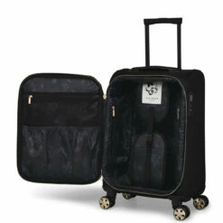 Ted Baker Albany Eco 4 Wheel Cabin Suitcase - 55cm 14 Ted Baker Albany Eco 4 Wheel Cabin Suitcase - 55cm -UK Suitcase Sales 2024 TBW7003 001 Ted Baker Albany Eco Black Cabin Case 3 09033.1684486093