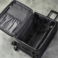 Rock Parker 4 Wheel Exp Medium Suitcase - 65cm -UK Suitcase Sales 2024 TR 0206 BL Interior 05473.1672751981
