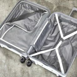 Rock Sunwave 4 Wheel Exp Cabin Suitcase - 54cm -UK Suitcase Sales 2024 TR 0212 WH Interior 80100.1661262765