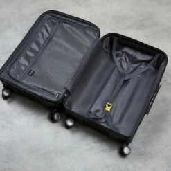 Rock Bali 4 Wheel Cabin Suitcase - 55cm 21 Rock Bali 4 Wheel Cabin Suitcase - 55cm -UK Suitcase Sales 2024 TR 0235 BLK Interior 73239.1661167243
