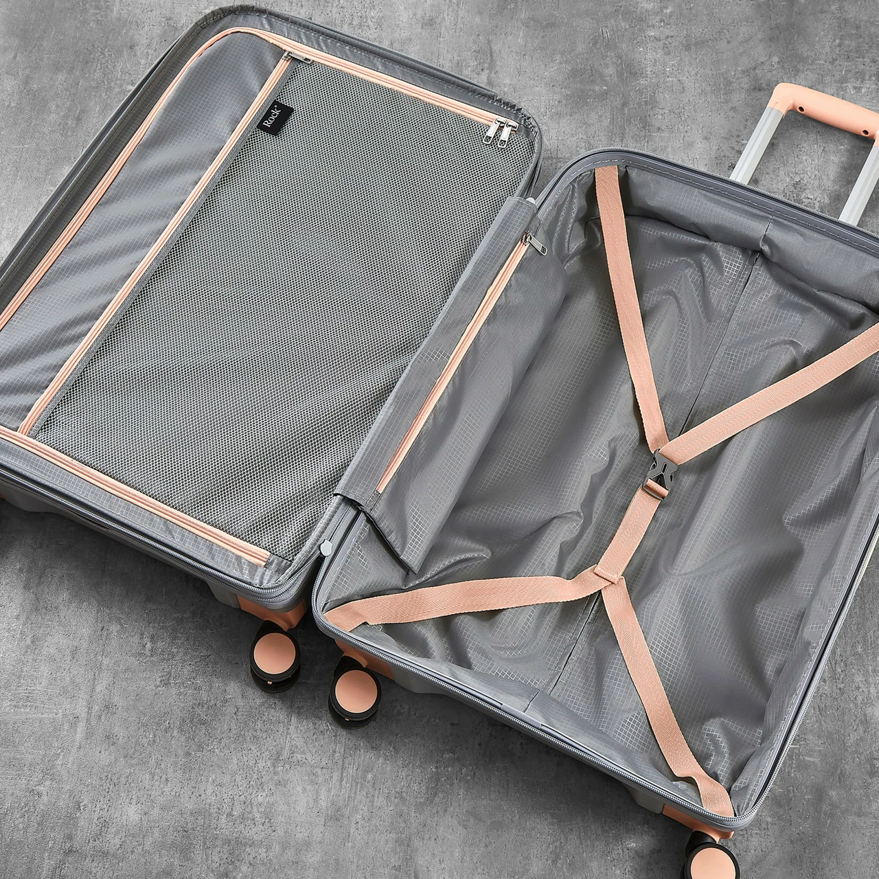 Rock Tulum 4 Wheel Exp Cabin Suitcase - 55cm 20 Rock Tulum 4 Wheel Exp Cabin Suitcase - 55cm - Image 20