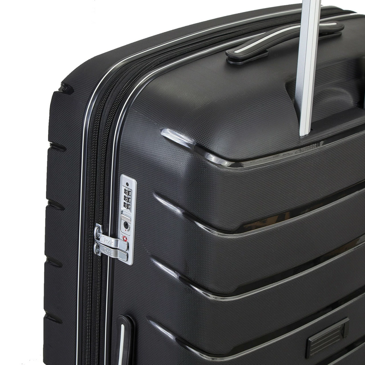Rock Prime 4 Wheel Exp Cabin Suitcase - 56cm 7 Rock Prime 4 Wheel Exp Cabin Suitcase - 56cm - Image 7