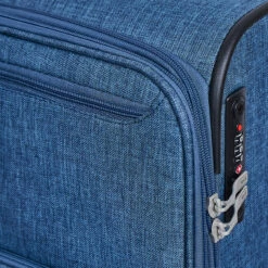 Rock Rocklite DLX 4 Wheel Cabin Suitcase - 54cm -UK Suitcase Sales 2024 TSA Lock Rocklite DLX Denim Blue TR 0243 49679.1686843933