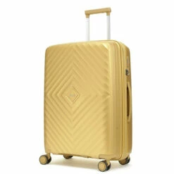 Rock Infinity 4 Wheel Expandable Medium Suitcase - 64cm -UK Suitcase Sales 2024 gold m01 copy 12213.1686822849