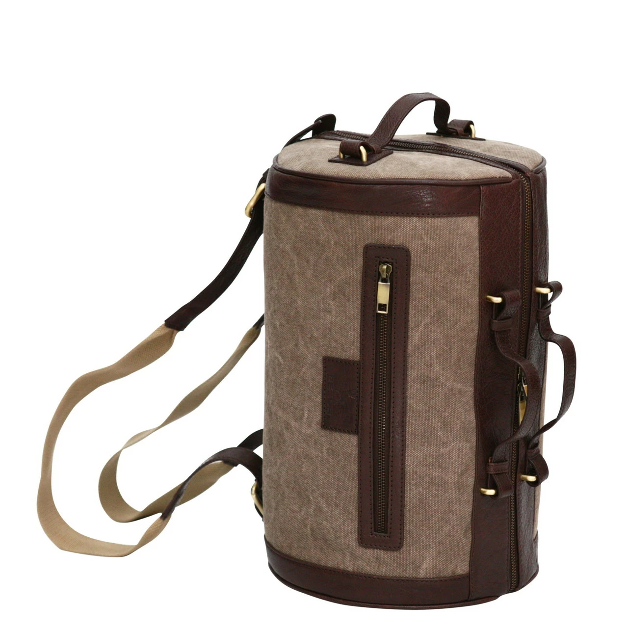 Felda Canvas Barrel Backpack/Travel Bag 9 Felda Canvas Barrel Backpack/Travel Bag - Image 9