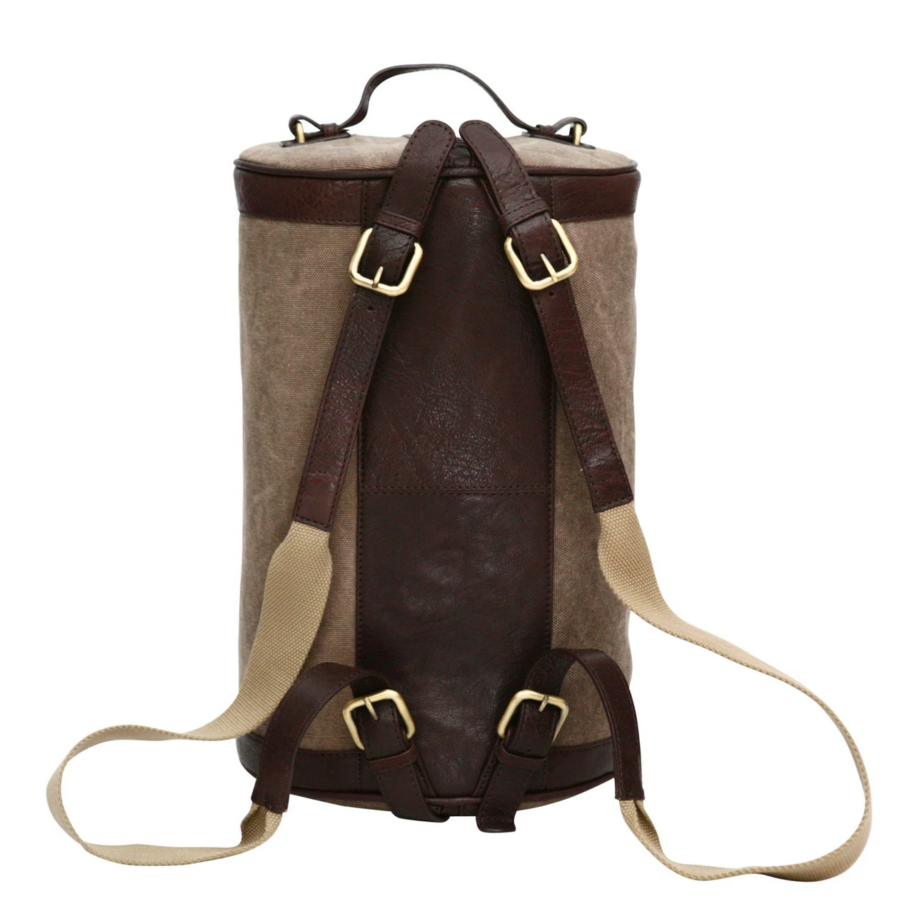 Felda Canvas Barrel Backpack/Travel Bag 5 Felda Canvas Barrel Backpack/Travel Bag - Image 5