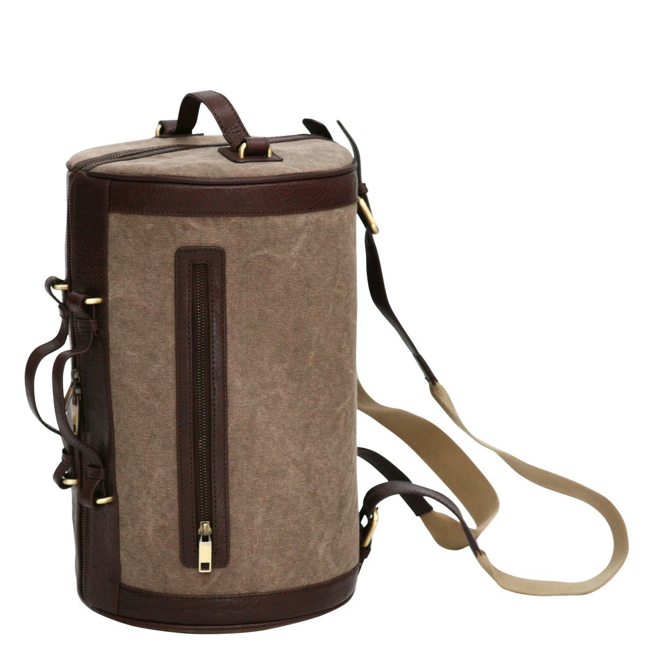 Felda Canvas Barrel Backpack/Travel Bag 6 Felda Canvas Barrel Backpack/Travel Bag - Image 6