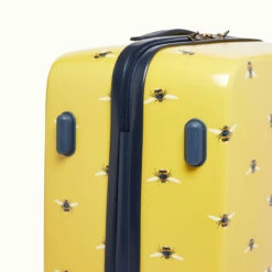 Joules Hard Side 4 Wheel Cabin Suitcase - 54cm -UK Suitcase Sales 2024 jlh0102 101 joules botanical bee medium case feet 1 77161.1691572858