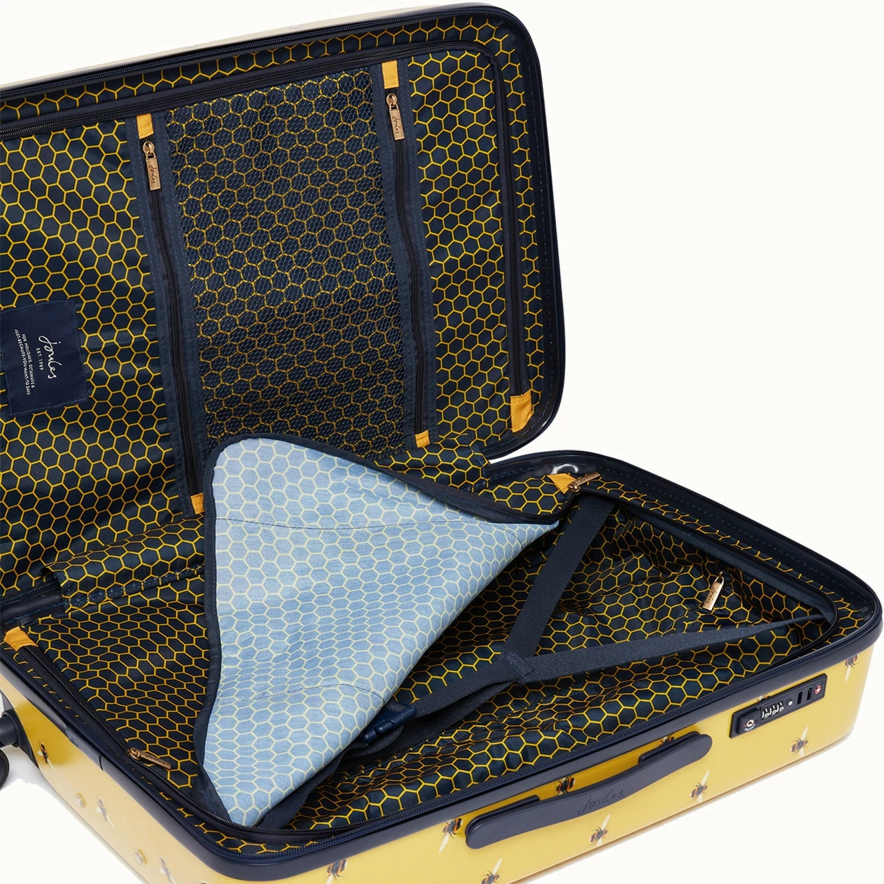 Joules Hard Side 4 Wheel Medium Suitcase - 66cm 5 Joules Hard Side 4 Wheel Medium Suitcase - 66cm - Image 5