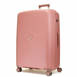 Rock Infinity 4 Wheel Expandable Large Suitcase - 73cm -UK Suitcase Sales 2024 pink l01 copy 15775.1686824277