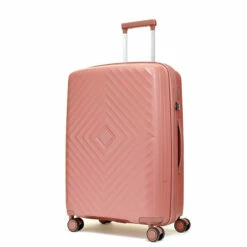 Rock Infinity 4 Wheel Expandable Medium Suitcase - 64cm -UK Suitcase Sales 2024 pink m01 copy 40938.1686822849