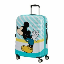 American Tourister Wavebreaker Disney 4 Wheel Medium Suitcase - 67cm 38 American Tourister Wavebreaker Disney 4 Wheel Medium Suitcase - 67cm -UK Suitcase Sales 2024 prod col 85670 8624 front34 01415.1678989873