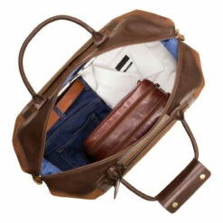 Visconti Voyager Leather Holdall Cabin Size - 55cm -UK Suitcase Sales 2024 voyager 2 04091.1682677626