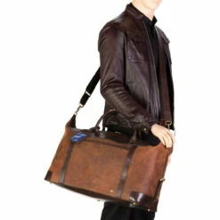 Visconti Voyager Leather Holdall Cabin Size - 55cm -UK Suitcase Sales 2024 voyager 5 1 97865.1682677626